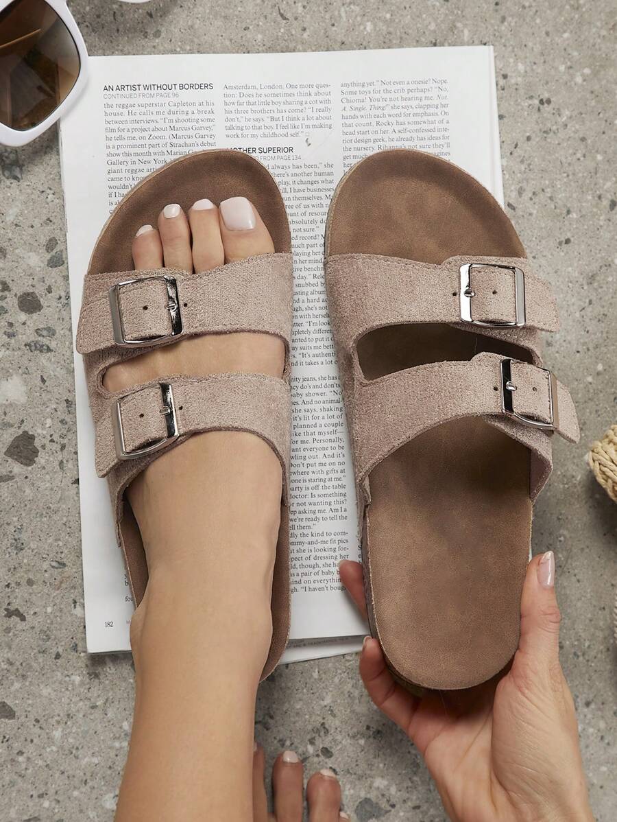 Solène™ | Sandales Femme à Double Bride et Semelle Confort