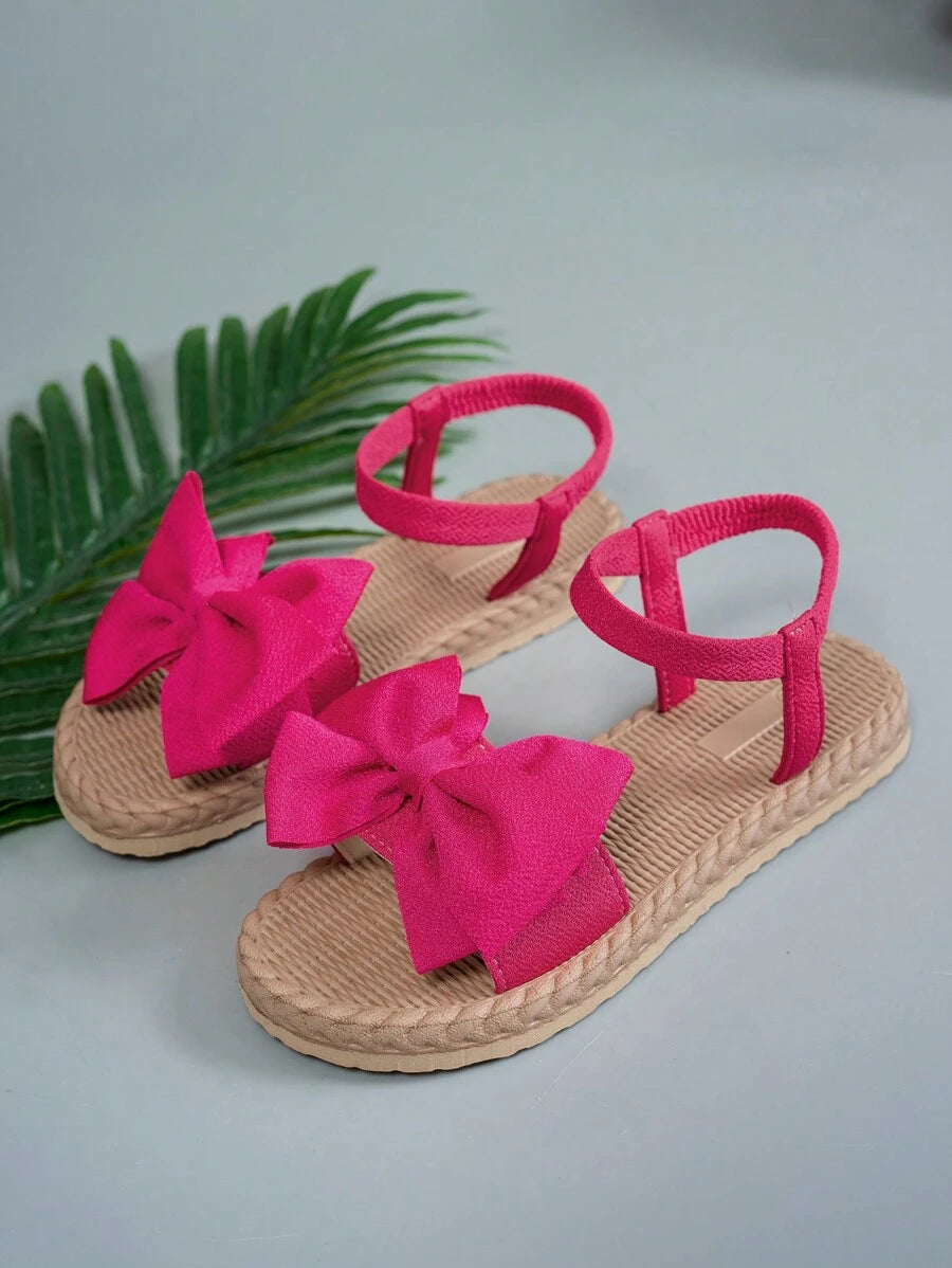 Améliane™ | Sandales Bohèmes à Nœud Papillon et Semelle Plate