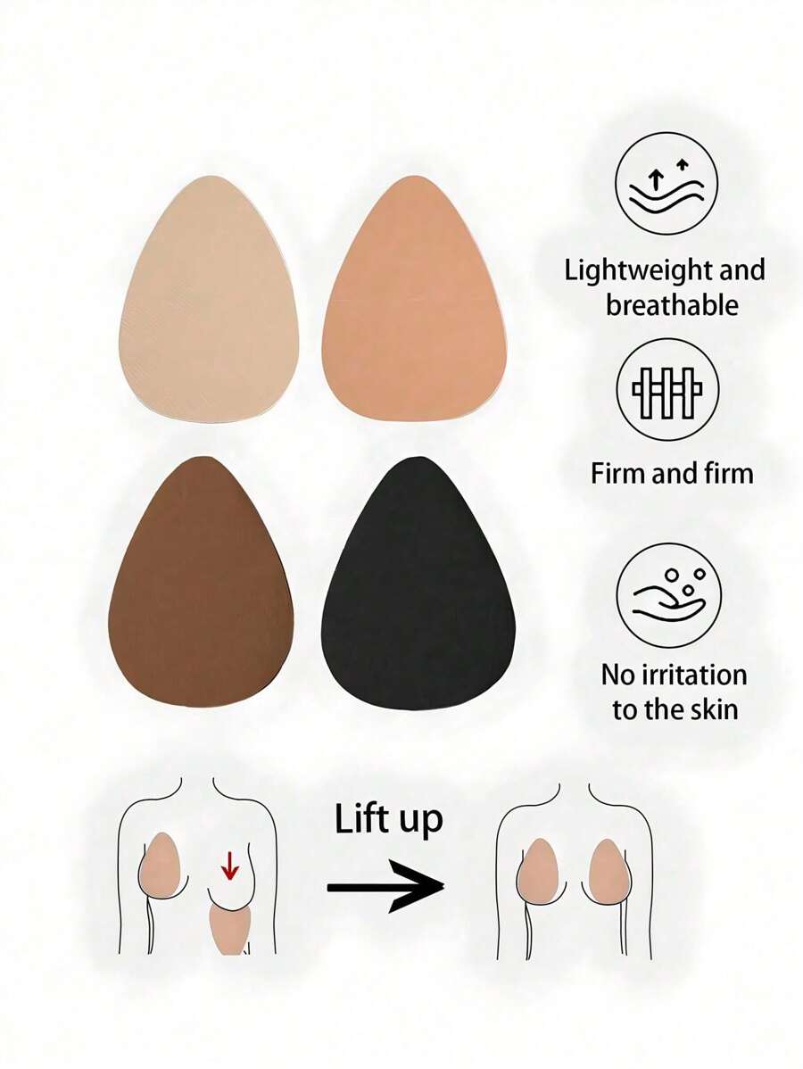 Aurélie™ | Bandes adhésives en silicone invisibles sans bretelles pour un maintien élégant