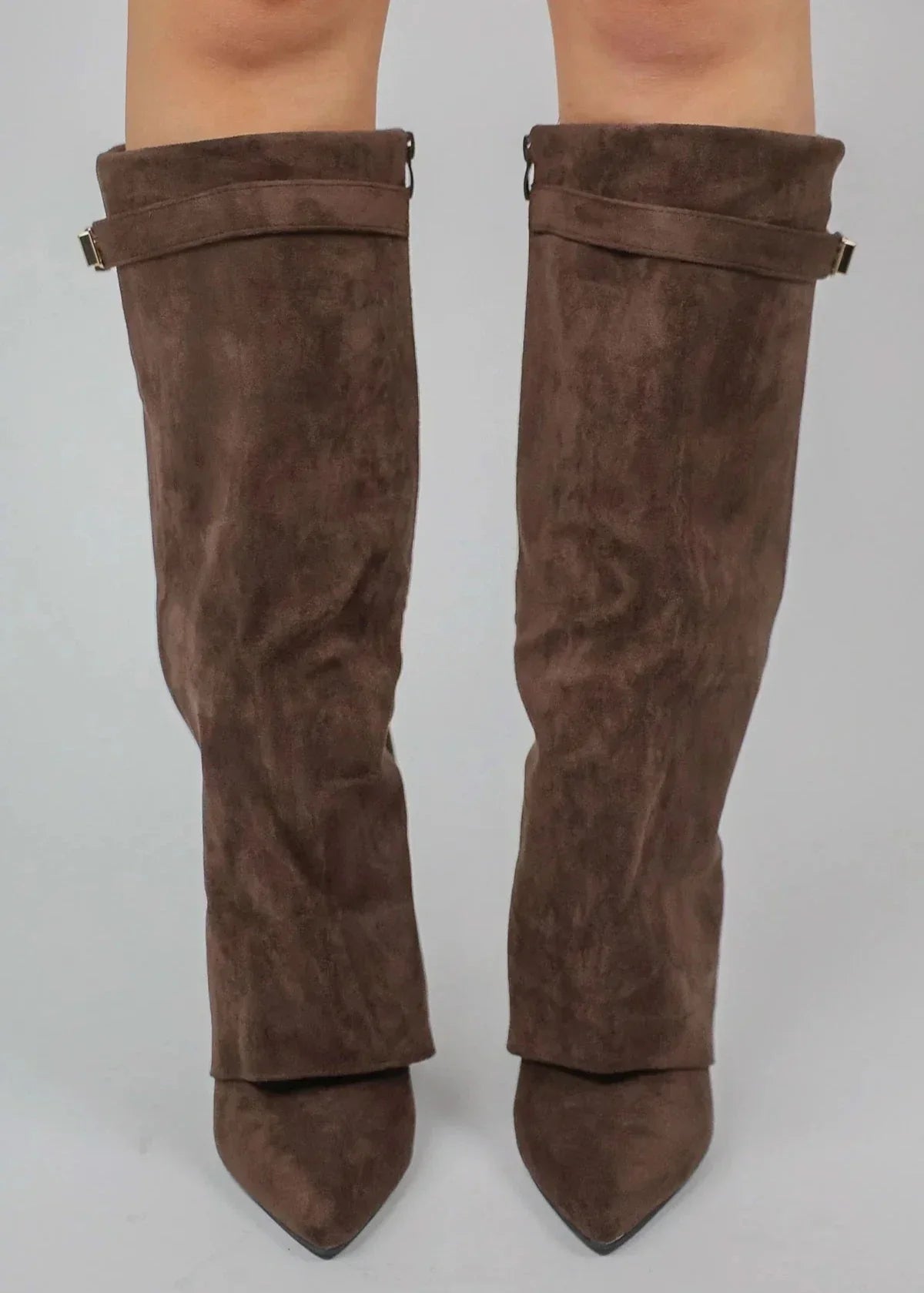 Belle Étoile Nice™ | Bottes Hautes en Daim Lavista