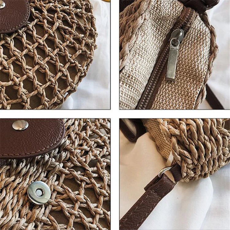 Naïa™ | Sac Bohème Tressé – Édition Été