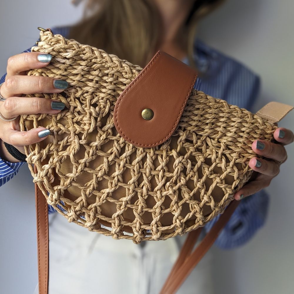 Naïa™ | Sac Bohème Tressé – Édition Été