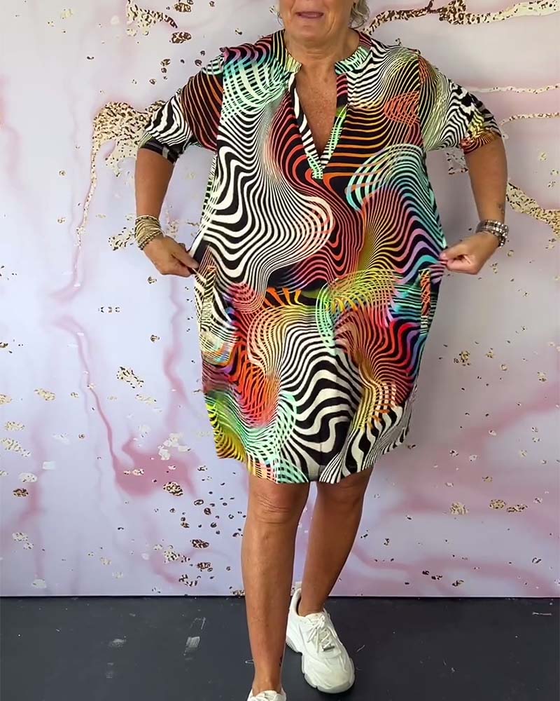 Belle Étoile Nice™ | Robe vive à col en V