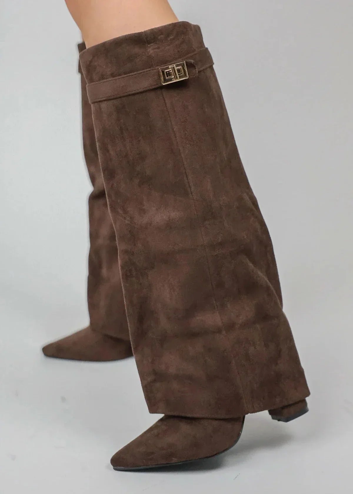 Belle Étoile Nice™ | Bottes Hautes en Daim Lavista