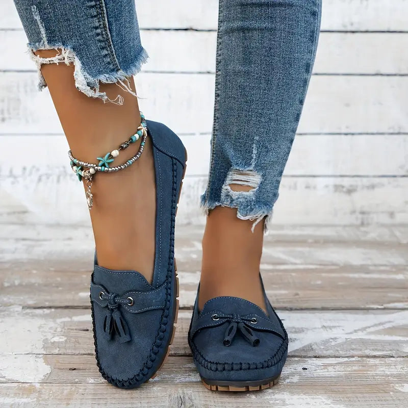 Ingrid™ | Mocassins Orthopédiques Vintage – Style et confort en parfaite harmonie