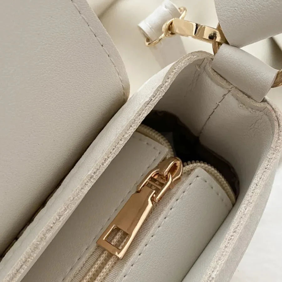 Belle Étoile Nice™ | Ondine - Mini Sac Carré en Rotin – Élégance Moderne