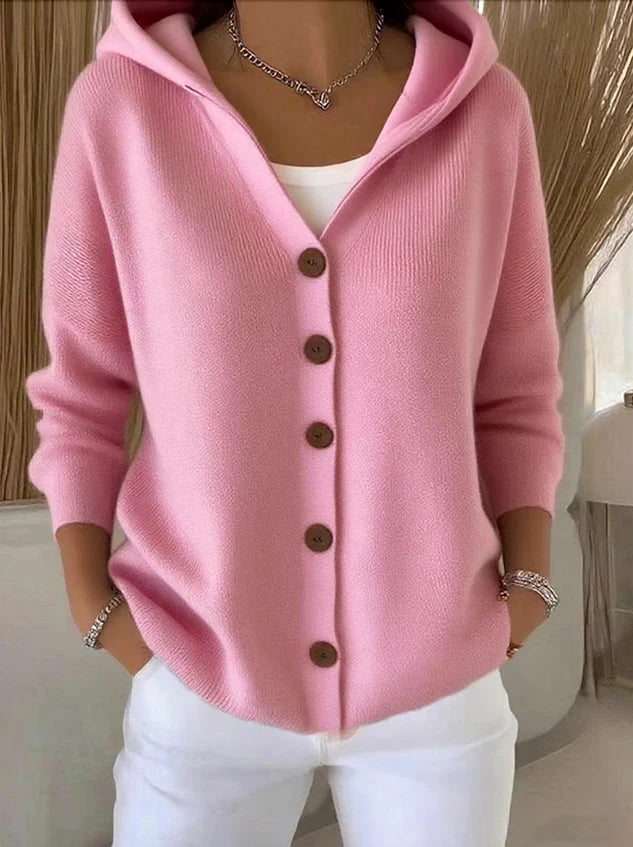 Belle Étoile Nice™ | Philomène – Cardigan à capuche en coton doux