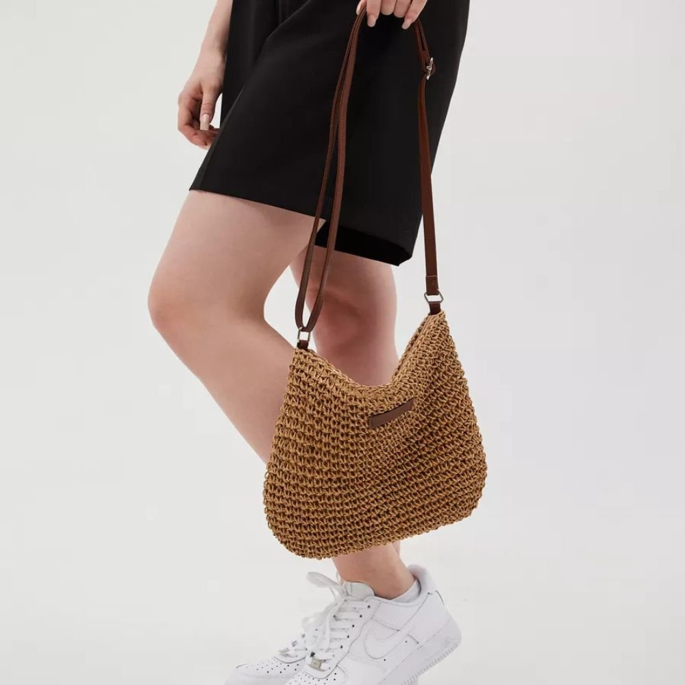 Belle Étoile Nice™ | Lajah - Sac Bohème Tressé – Épuré & Naturel