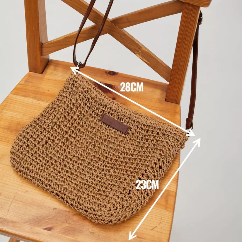 Belle Étoile Nice™ | Lajah - Sac Bohème Tressé – Épuré & Naturel