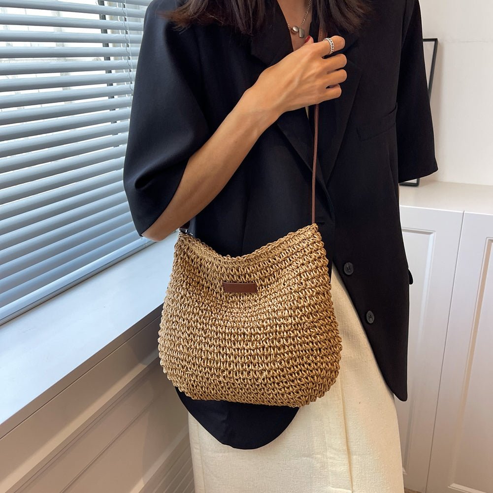 Belle Étoile Nice™ | Lajah - Sac Bohème Tressé – Épuré & Naturel