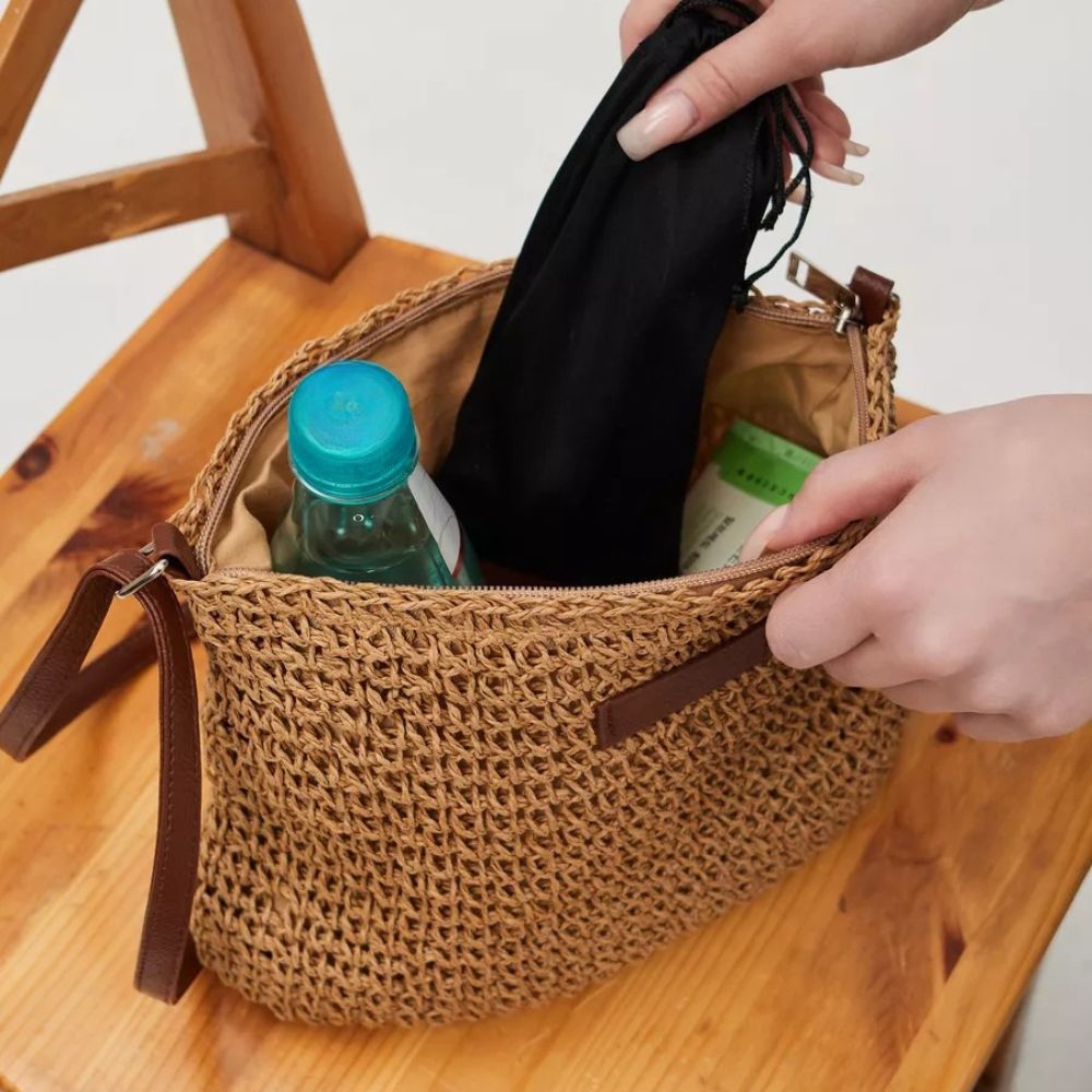 Belle Étoile Nice™ | Lajah - Sac Bohème Tressé – Épuré & Naturel