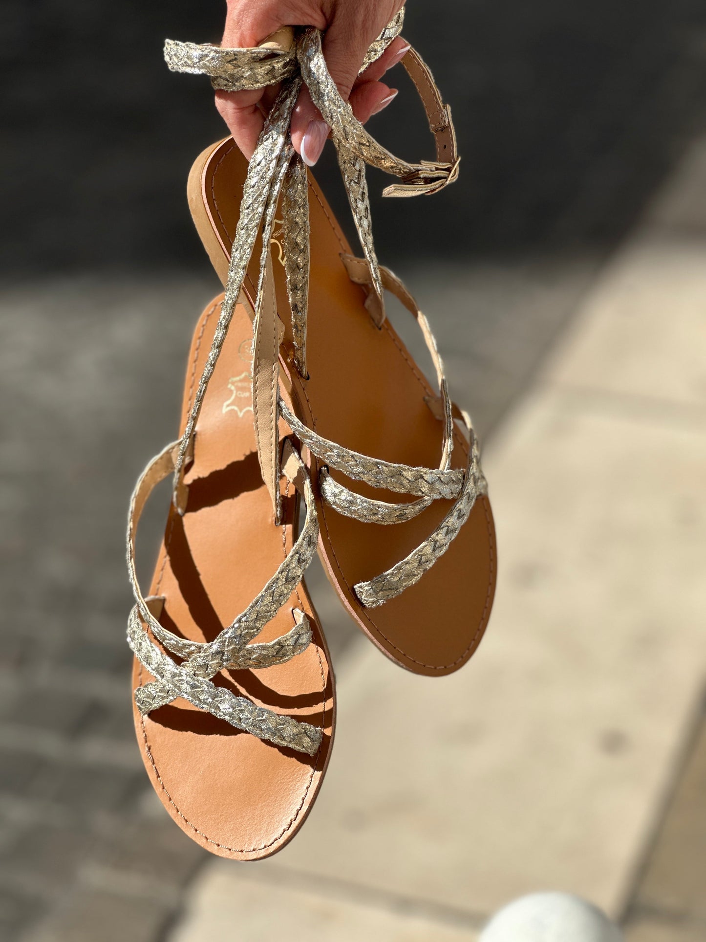 Belle Étoile Nice™ | Sandales Théia - Doré