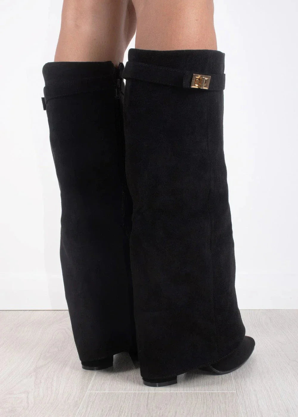 Belle Étoile Nice™ | Bottes Hautes en Daim Lavista