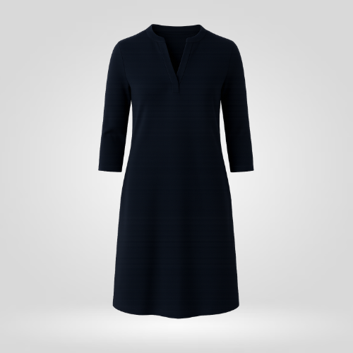 Belle Étoile Nice™ | Robe unie à col en V