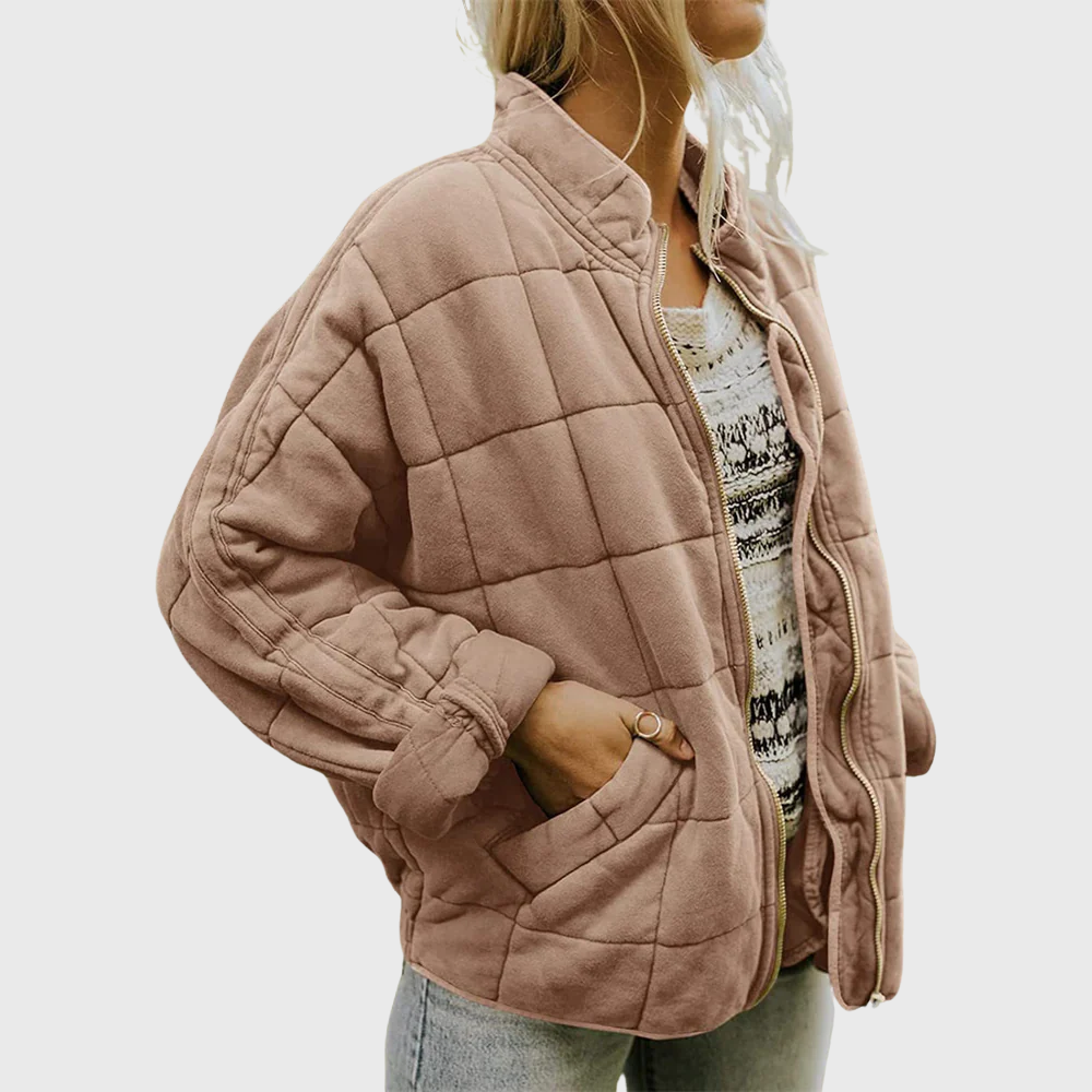 Belle Étoile Nice™ | Manteau Douillet Matelassé – Élégance Décontractée