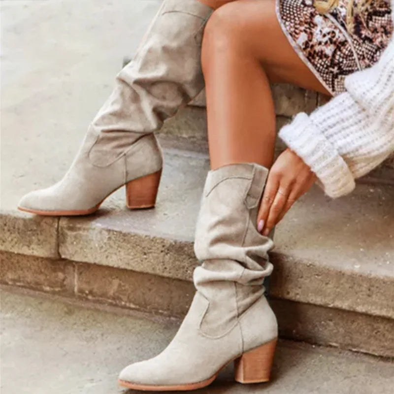 Belle Étoile Nice™ | Santiags LAVINIA TAUPE XL