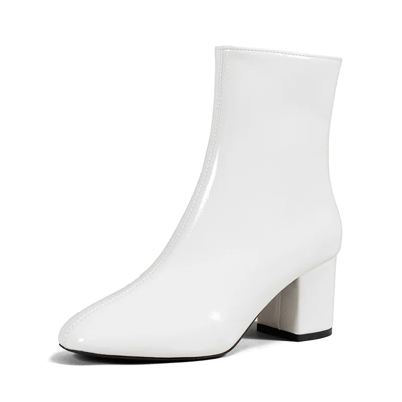 Belle Étoile Nice™ | Bottines Femme Élégantes à Talon Moyen