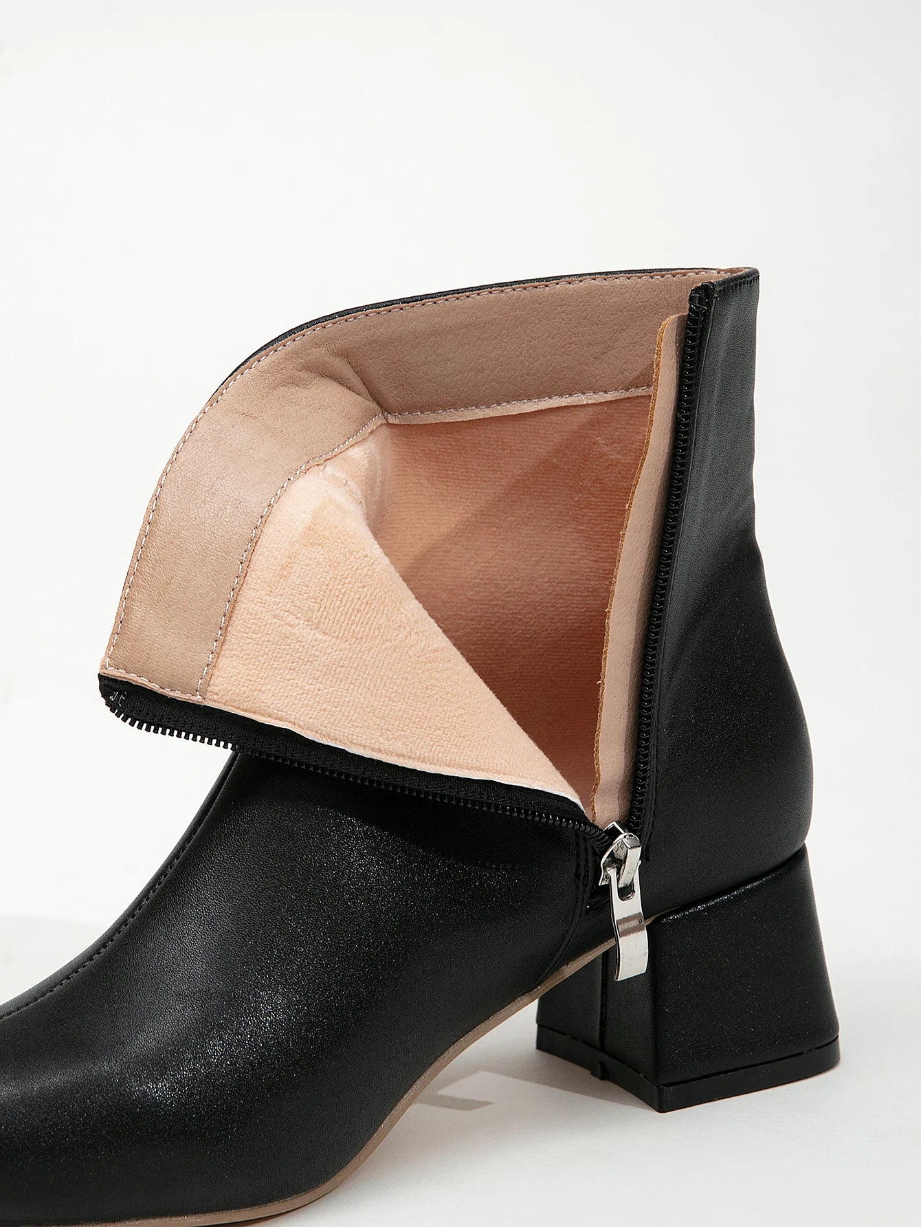 Belle Étoile Nice™ | Bottines Femme à Talon Épais – Bout Pointu et Chaudes