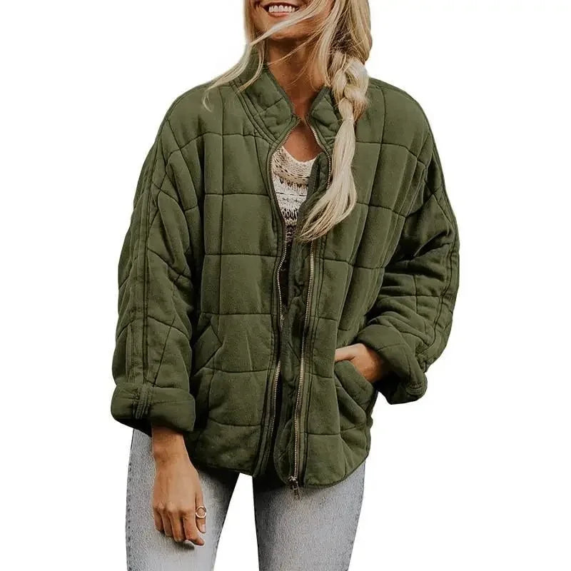Belle Étoile Nice™ | Manteau Douillet Matelassé – Élégance Décontractée