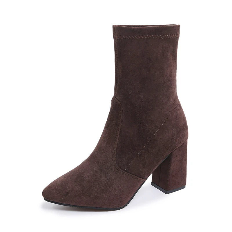 Belle Étoile Nice™ | Bottines Femme Vintage à Talons Hauts