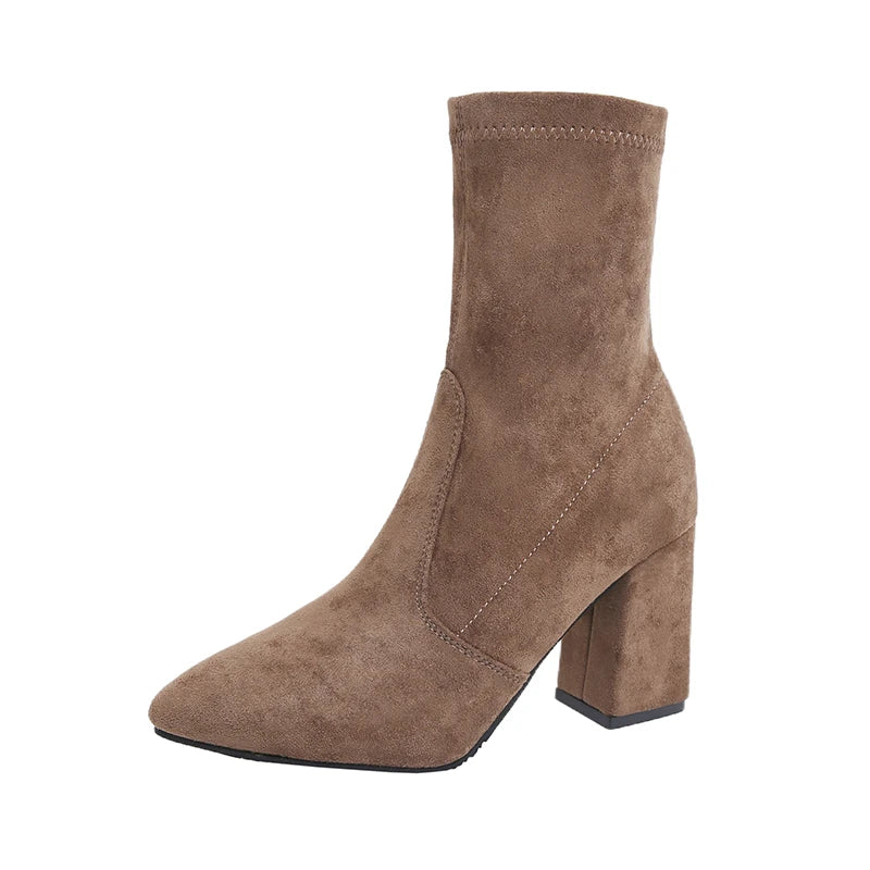 Belle Étoile Nice™ | Bottines Femme Vintage à Talons Hauts