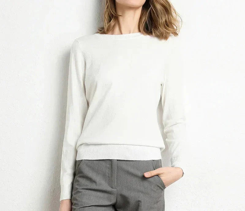 Mélisande™ | Pull confort en laine essentiel