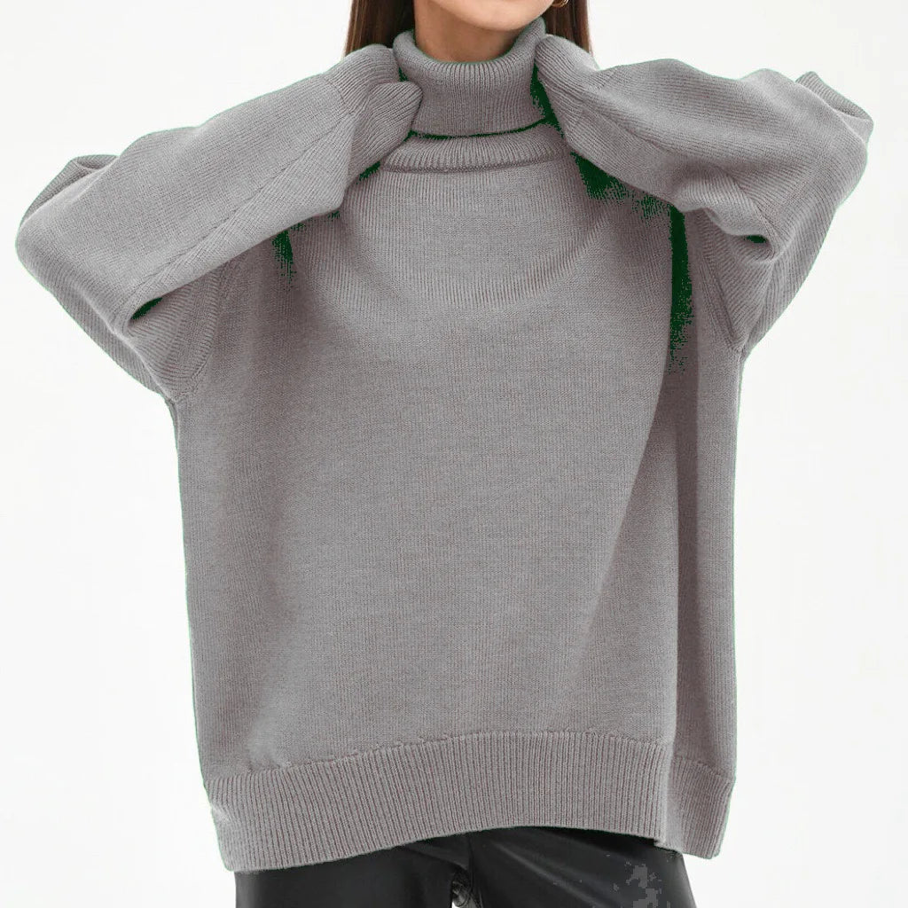 Belle Étoile Nice™ | Pull Col Roulé Femme – Maille Douce et Coupe Élégante