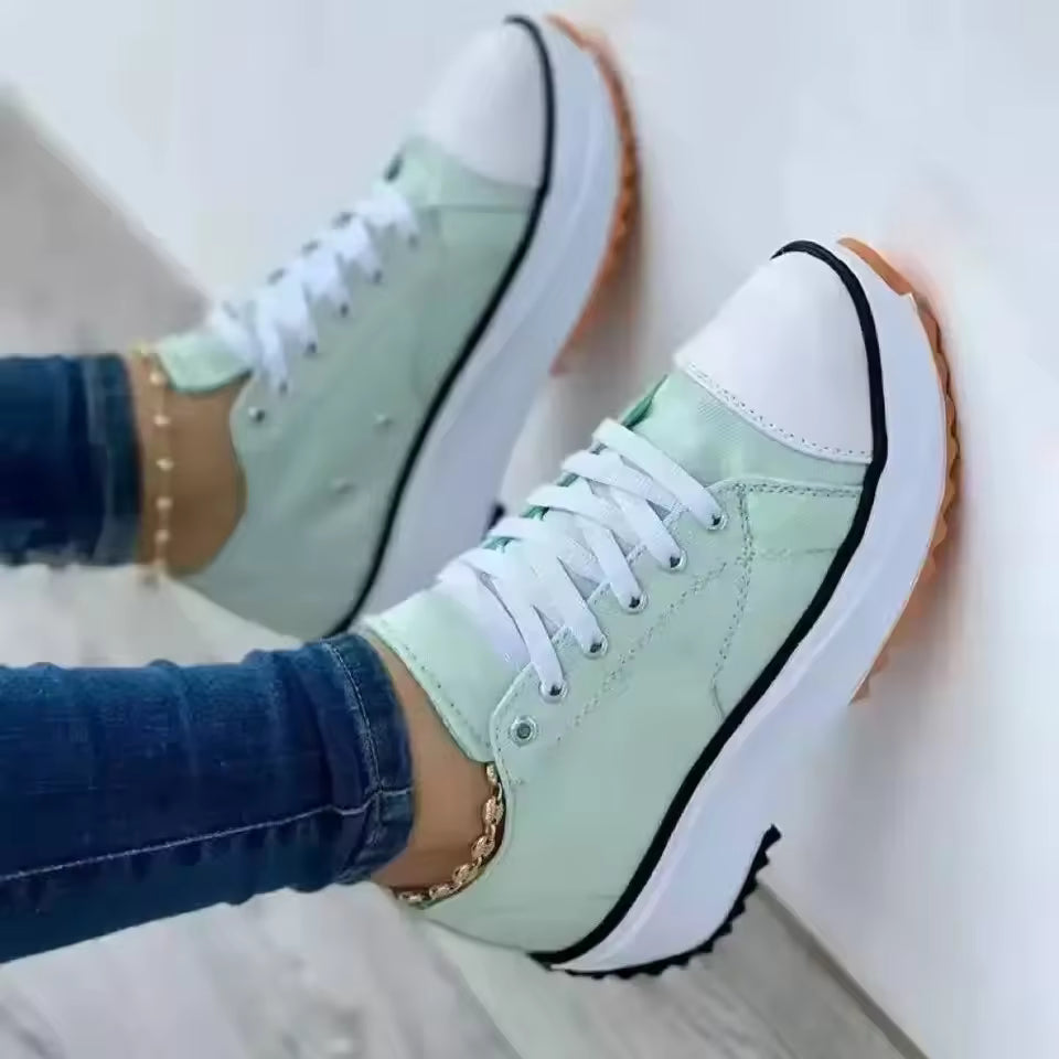 Eveloise™ | Baskets Confortables à Semelle Plateforme
