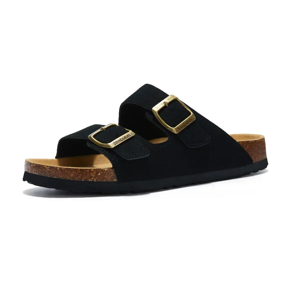 Solène™ | Sandales Femme à Double Bride et Semelle Confort