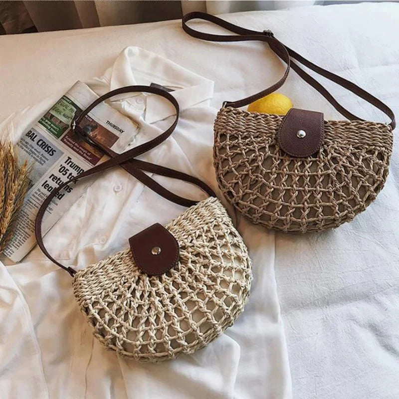 Naïa™ | Sac Bohème Tressé – Édition Été
