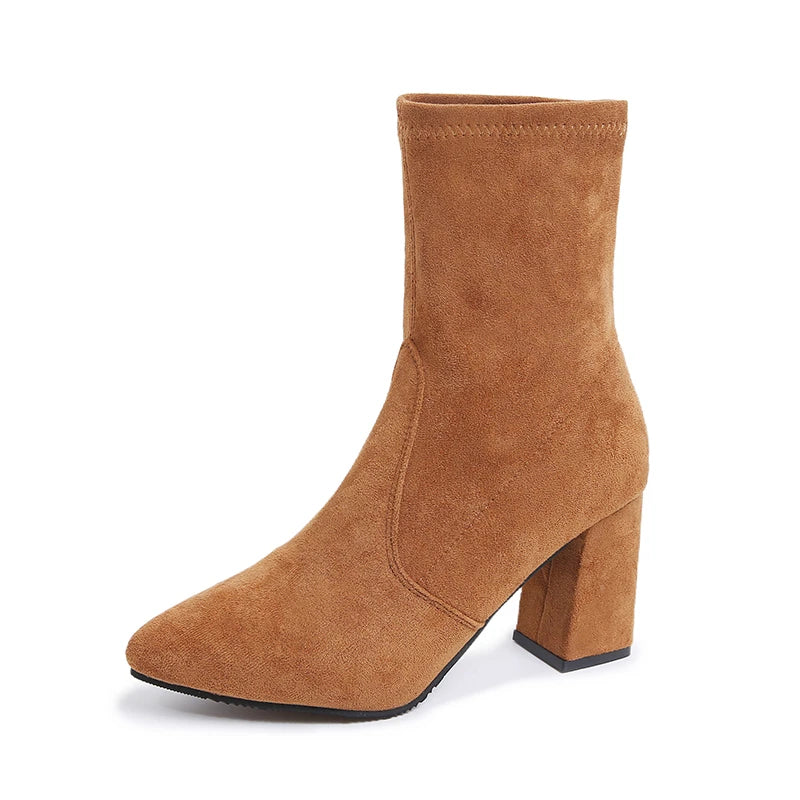 Belle Étoile Nice™ | Bottines Femme Vintage à Talons Hauts