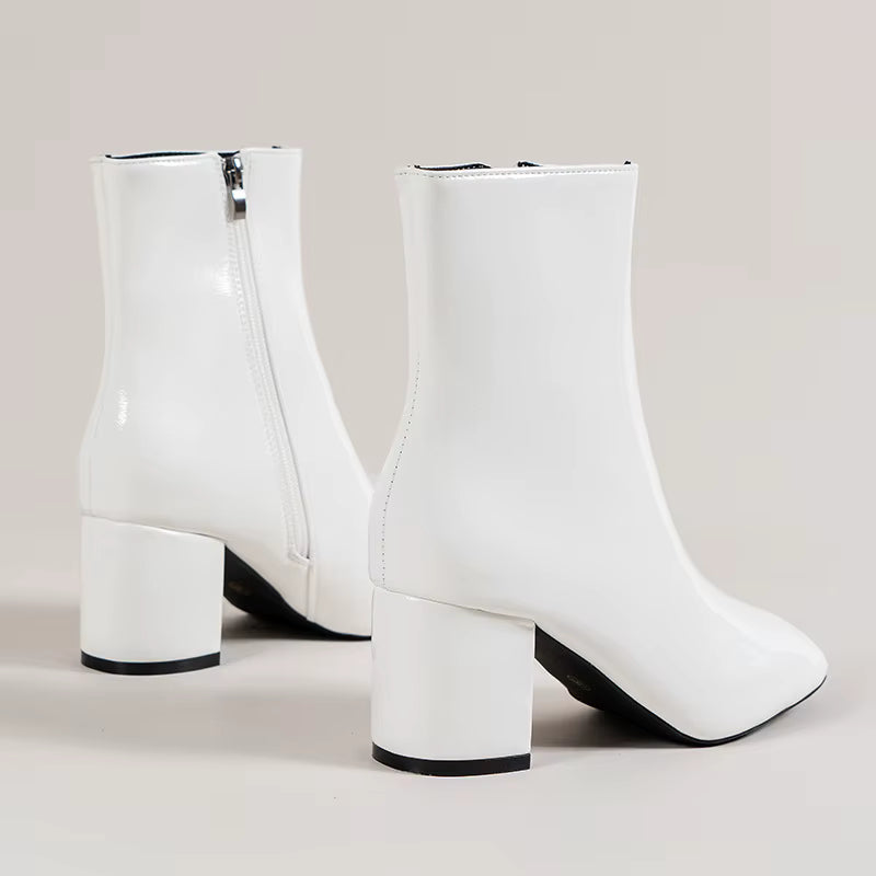 Belle Étoile Nice™ | Bottines Femme Élégantes à Talon Moyen