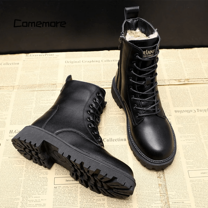 Belle Étoile Nice™ | Julia™ | Bottes Élégantes en Cuir Noir
