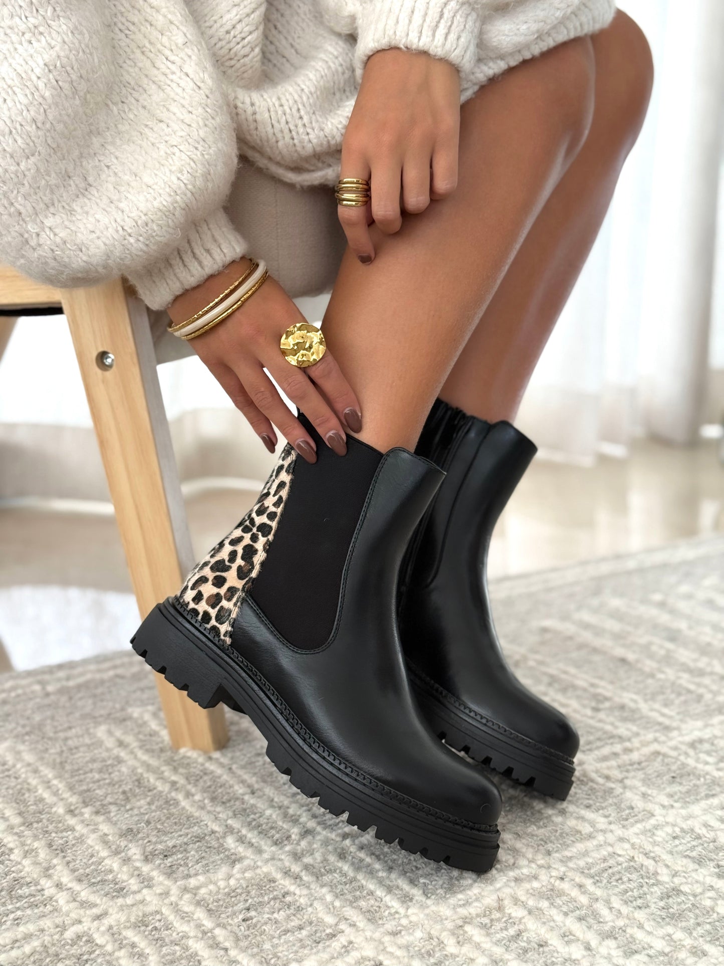 Belle Étoile Nice™ | Bottines CHASY NOIR