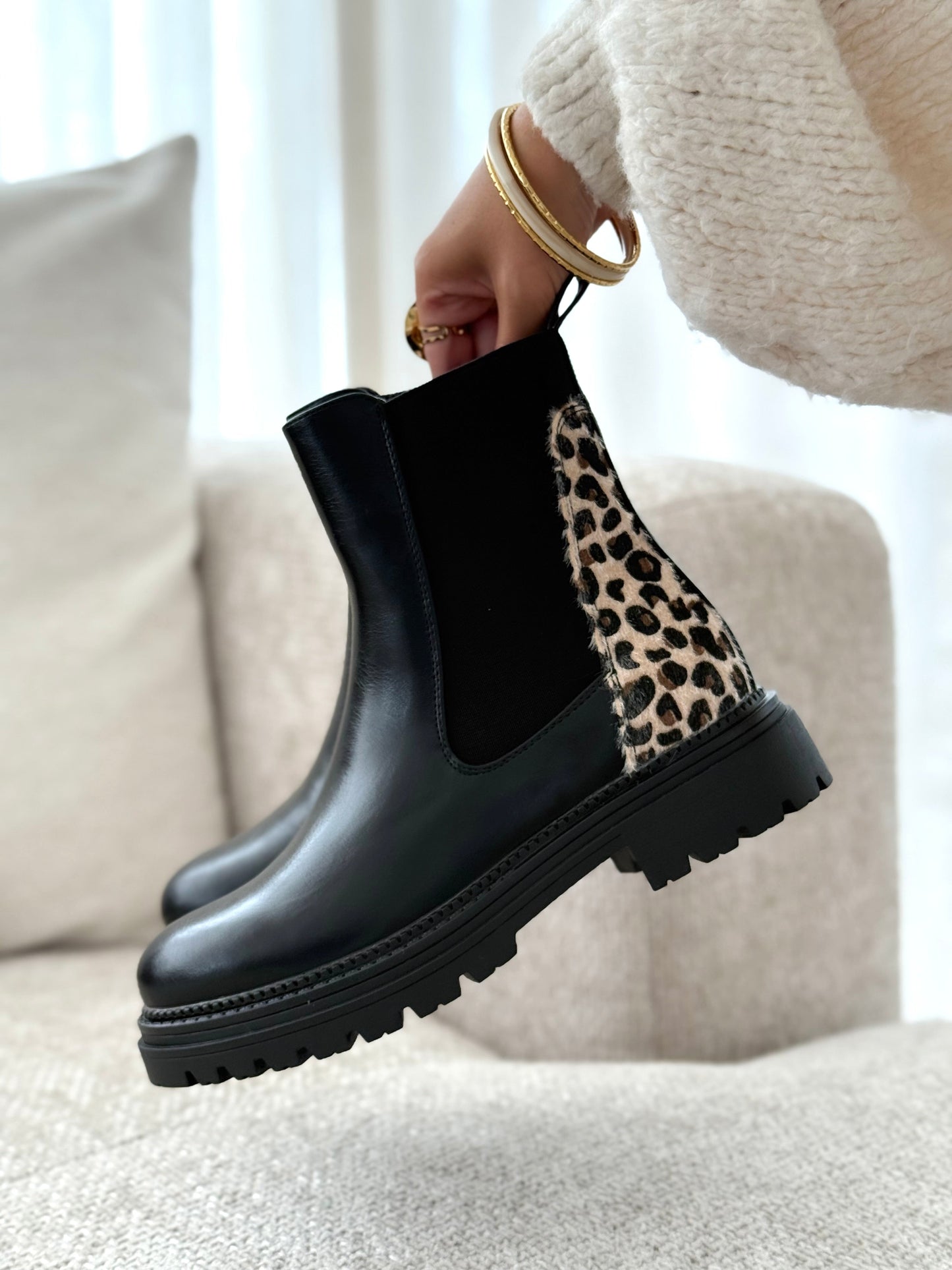 Belle Étoile Nice™ | Bottines CHASY NOIR