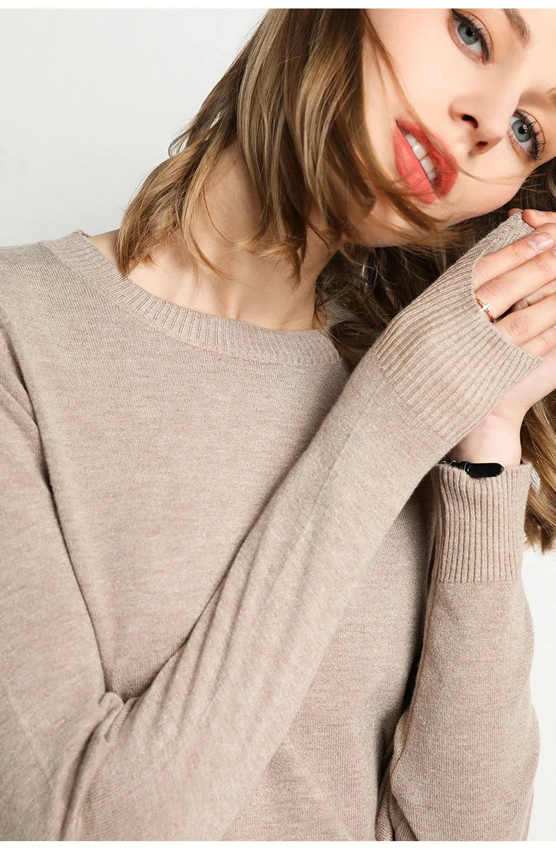 Mélisande™ | Pull confort en laine essentiel