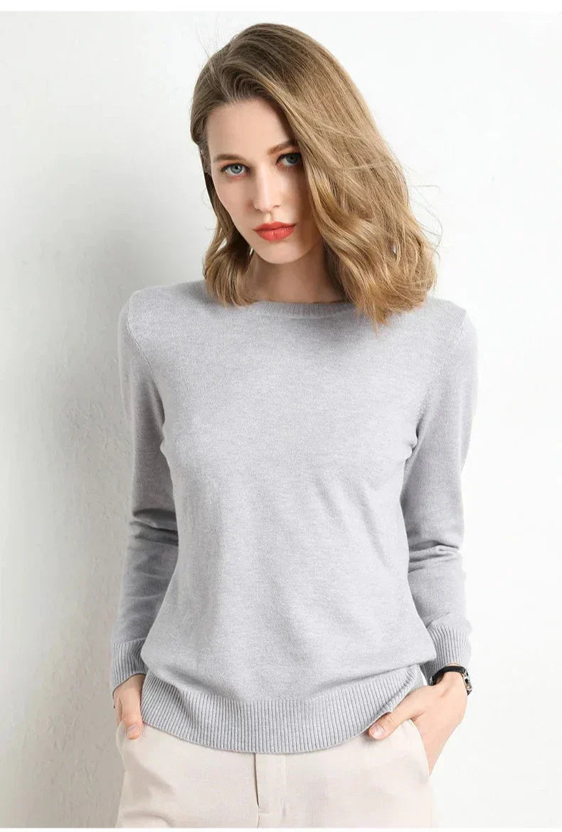 Mélisande™ | Pull confort en laine essentiel