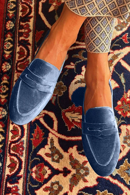Brenda™ | Mocassins patchwork en velours
