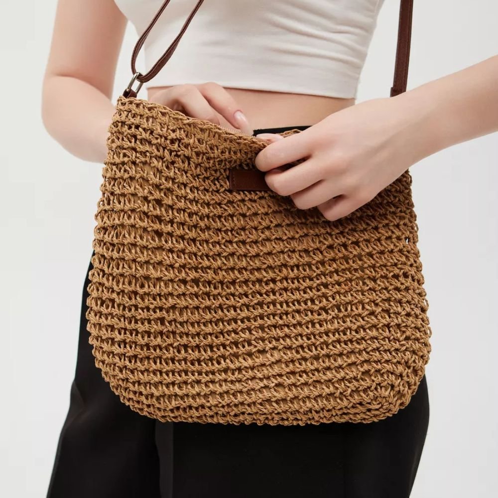 Belle Étoile Nice™ | Lajah - Sac Bohème Tressé – Épuré & Naturel