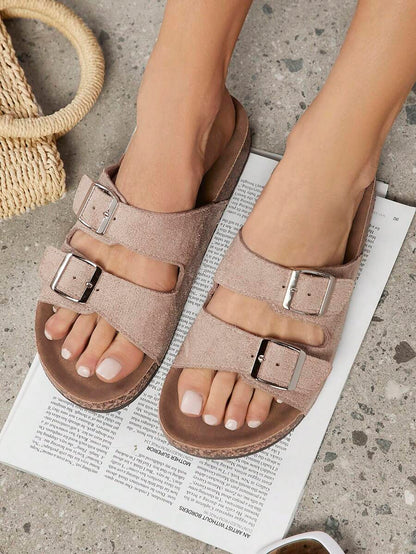 Solène™ | Sandales Femme à Double Bride et Semelle Confort