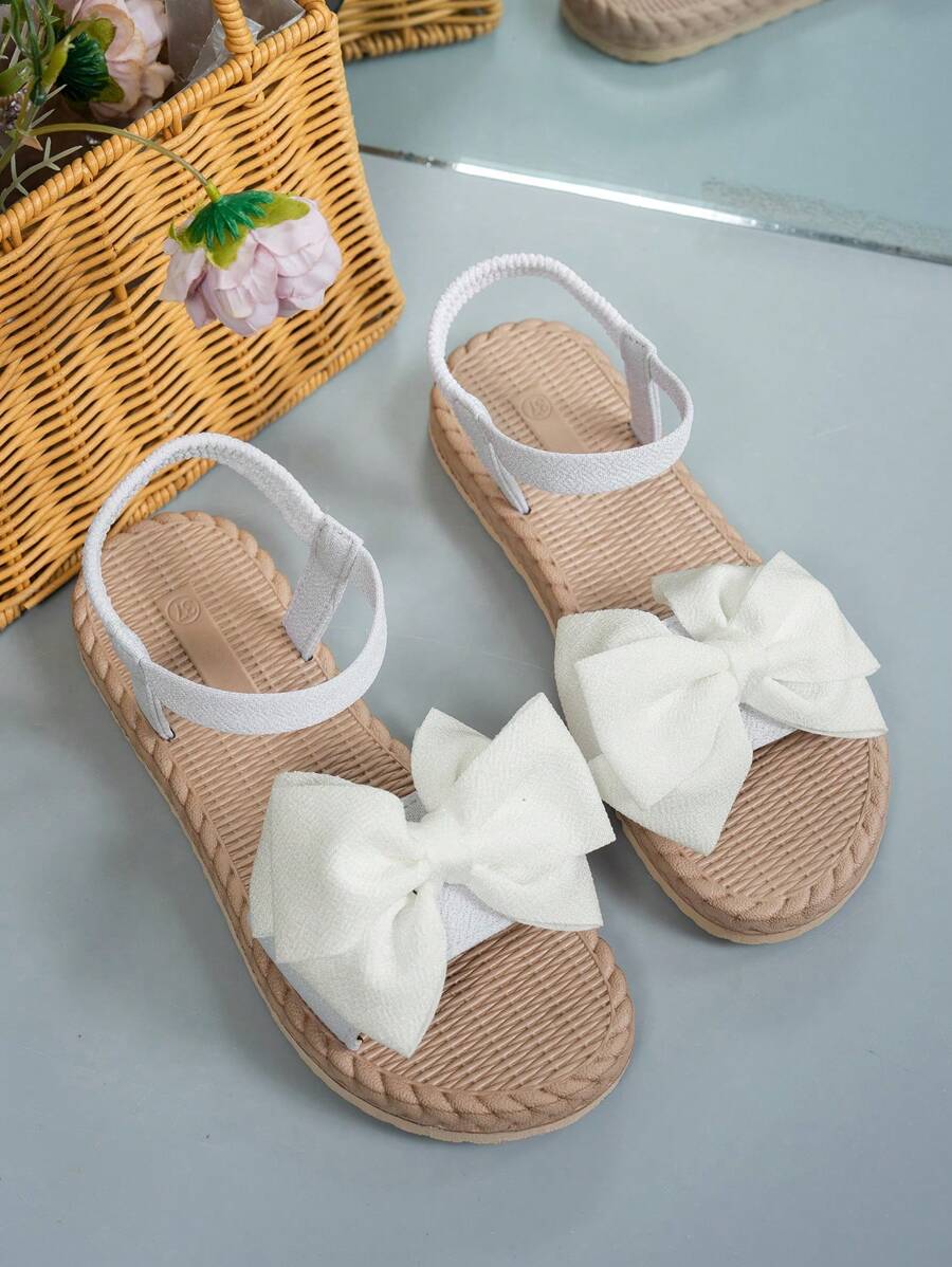 Améliane™ | Sandales Bohèmes à Nœud Papillon et Semelle Plate