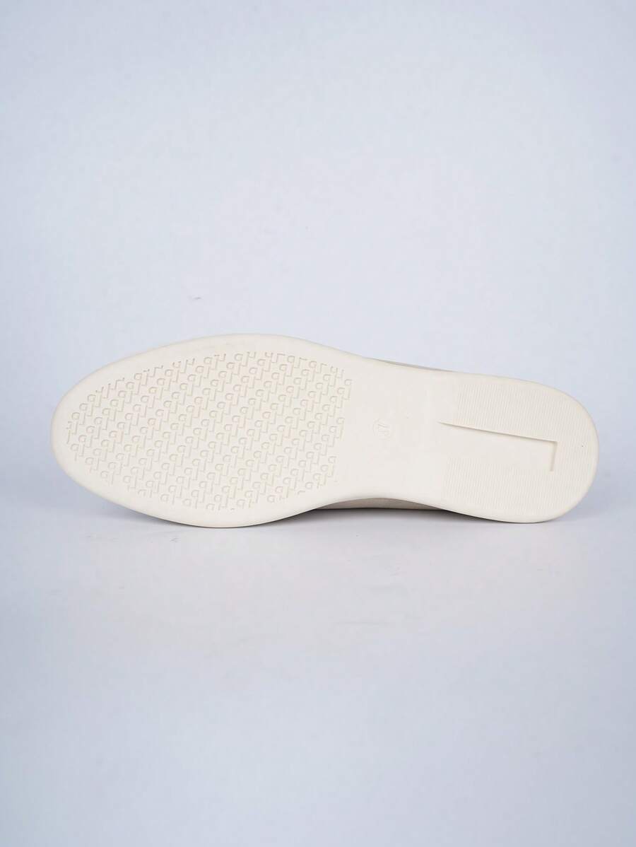 Belize™ | Mocassins casual kaki à franges et boucle décorative