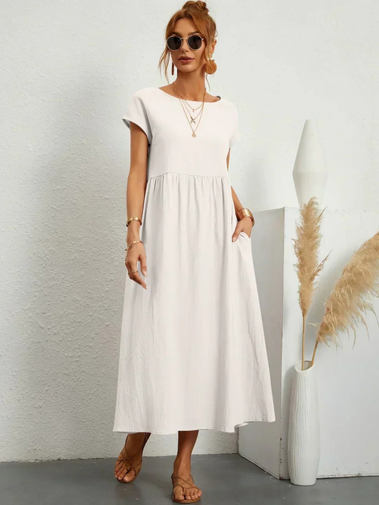 Belle Étoile Nice™ |  Robe élégante à col rond