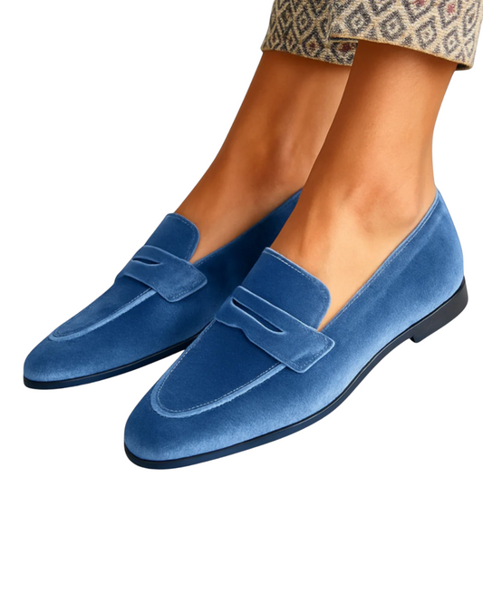 Belle Étoile Nice™ | Mocassins en velours doux et élégants pour femme