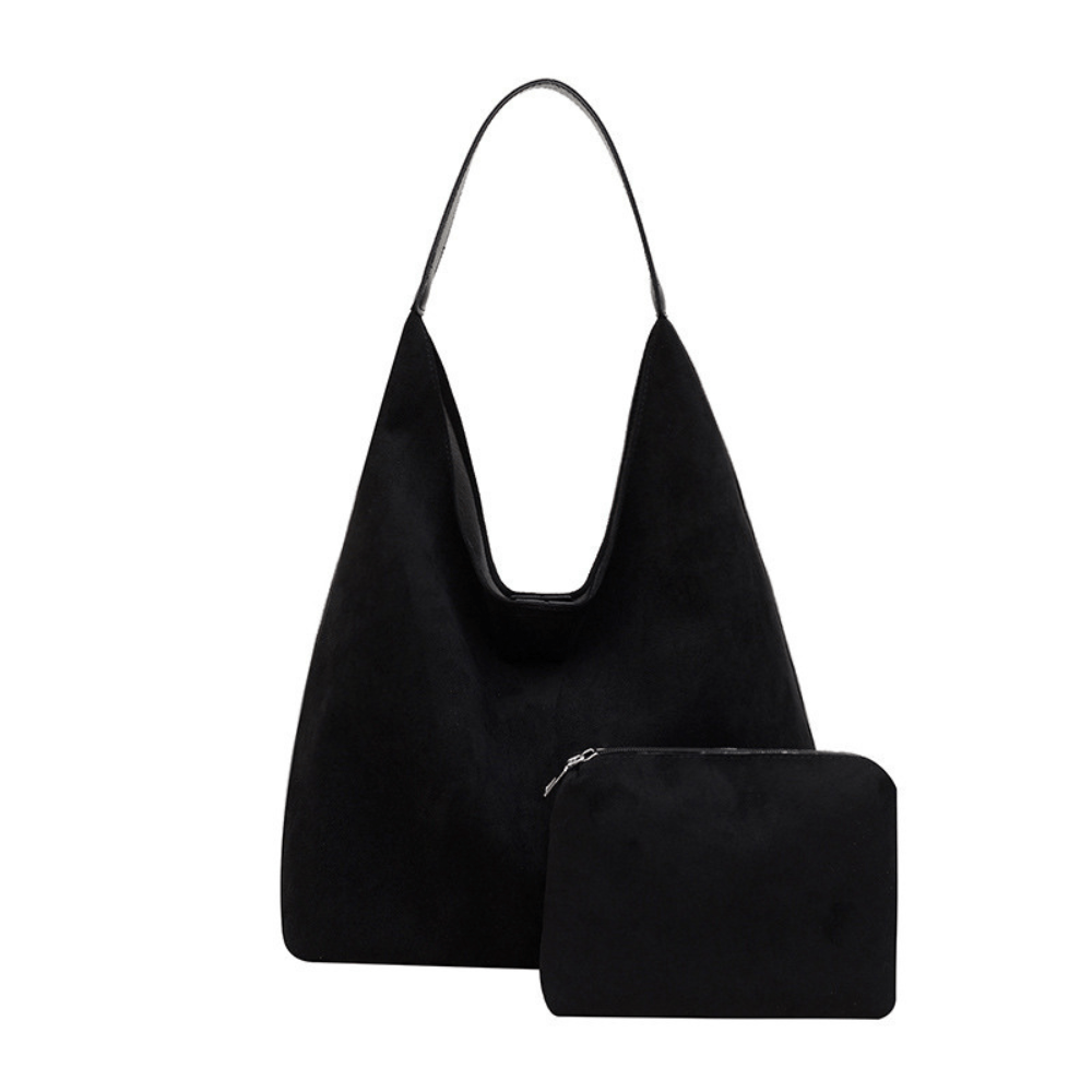 Amandine™ | Sac à Bandoulière Demi-Lune en Cuir Végan