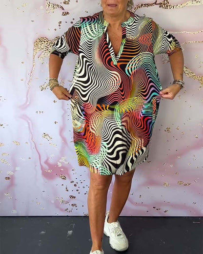 Belle Étoile Nice™ |  Robe vive à col en V