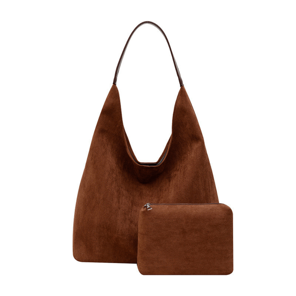 Amandine™ | Sac à Bandoulière Demi-Lune en Cuir Végan