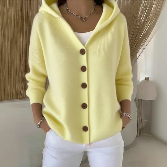 Belle Étoile Nice™ | Philomène – Cardigan à capuche en coton doux