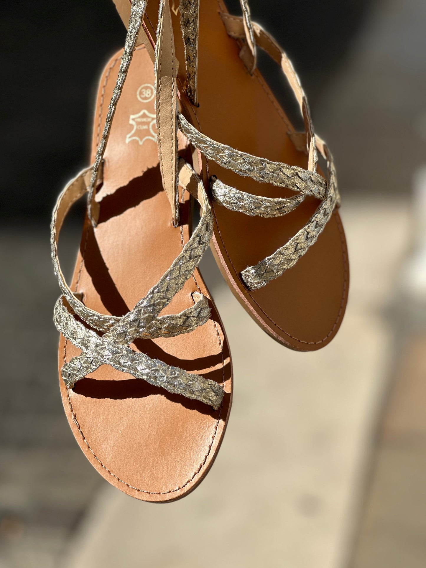 Belle Étoile Nice™ | Sandales Théia - Doré