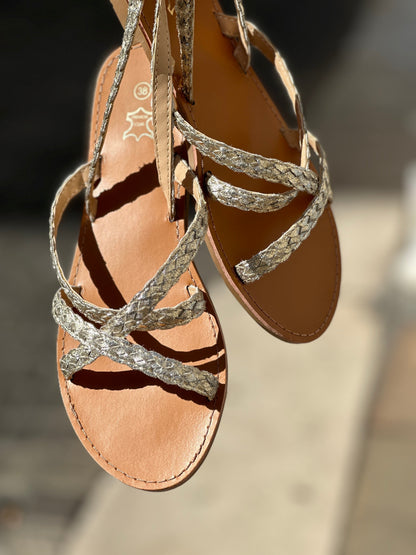 Belle Étoile Nice™ | Sandales Théia - Doré